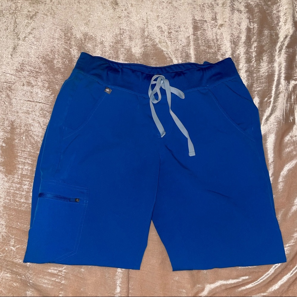 Blue Zamora joggers size small figs scrubs